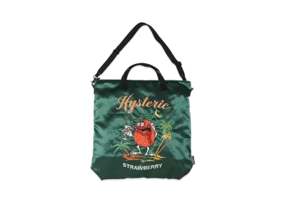 HYSTERIC GLAMOUR Island SBM Embroidery 2way Helmet Bag "Green"