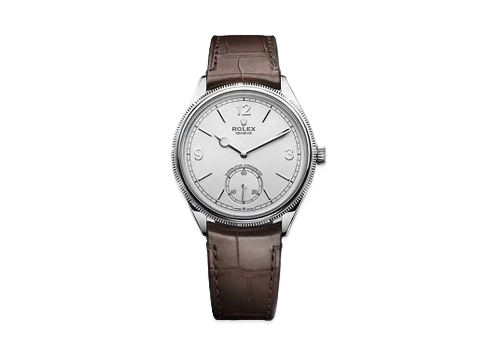 ROLEX 1908 39mm "White/White Gold" 52509