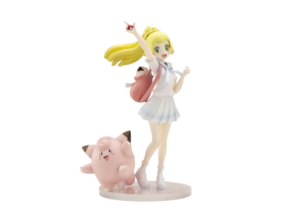 Pokemon Center Original Figure Ganba Lillie & Clefairy