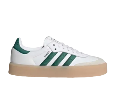 adidas Women's Sambae "Footwear White/Collegiate Green"