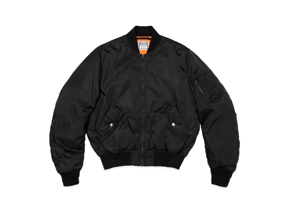 Wasted Youth Flight Jacket "Black" / VERDY
