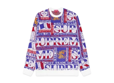 Supreme Scarf Sweater "White"