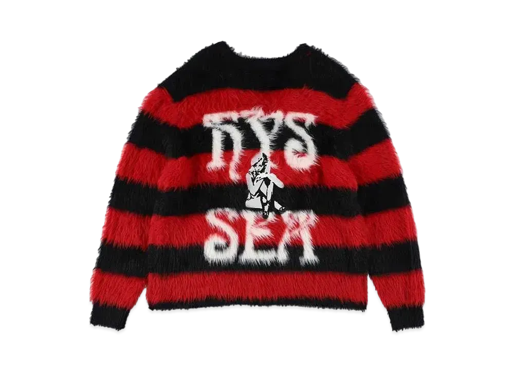 WIND AND SEA x HYSTERIC GLAMOUR Knit Cardigan "Red"