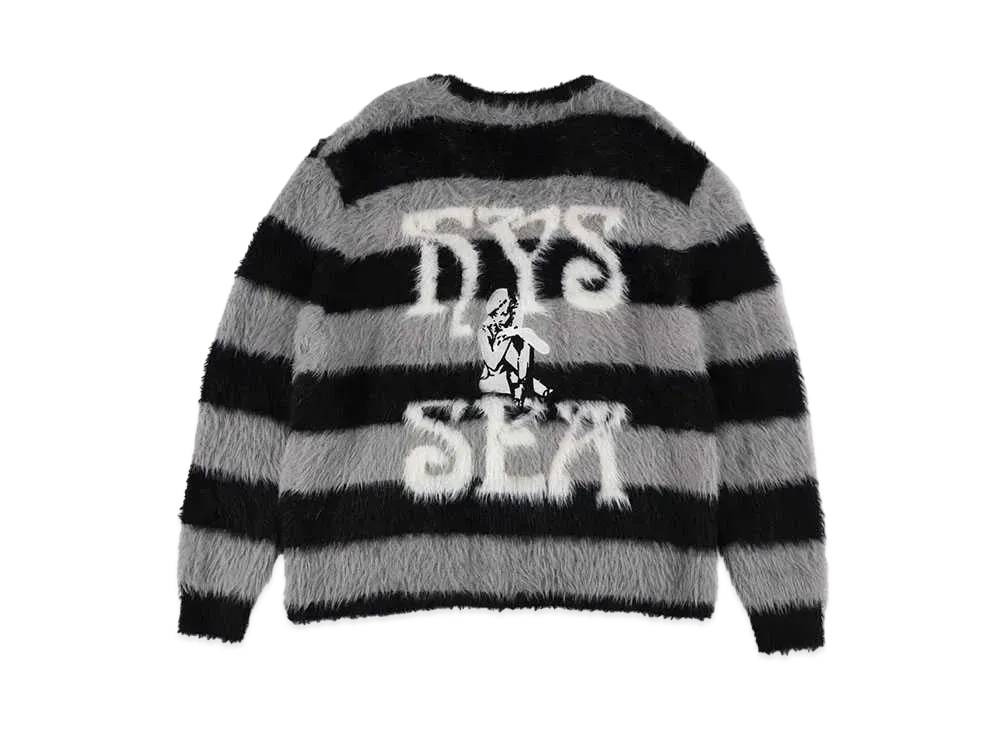 WIND AND SEA x HYSTERIC GLAMOUR Knit Cardigan "Gray"