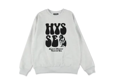 WIND AND SEA x HYSTERIC GLAMOUR Crew Neck Sweat "Gray"