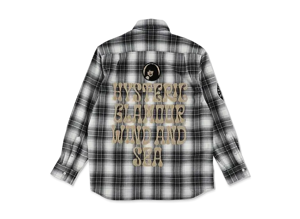 ウィンダンシー ヒステリックグラマー チェックシャツ ブラック M 2023 楽天市場】【WIND AND SEA HYSTERIC GLAMOUR x WDS CHECK SHIRT