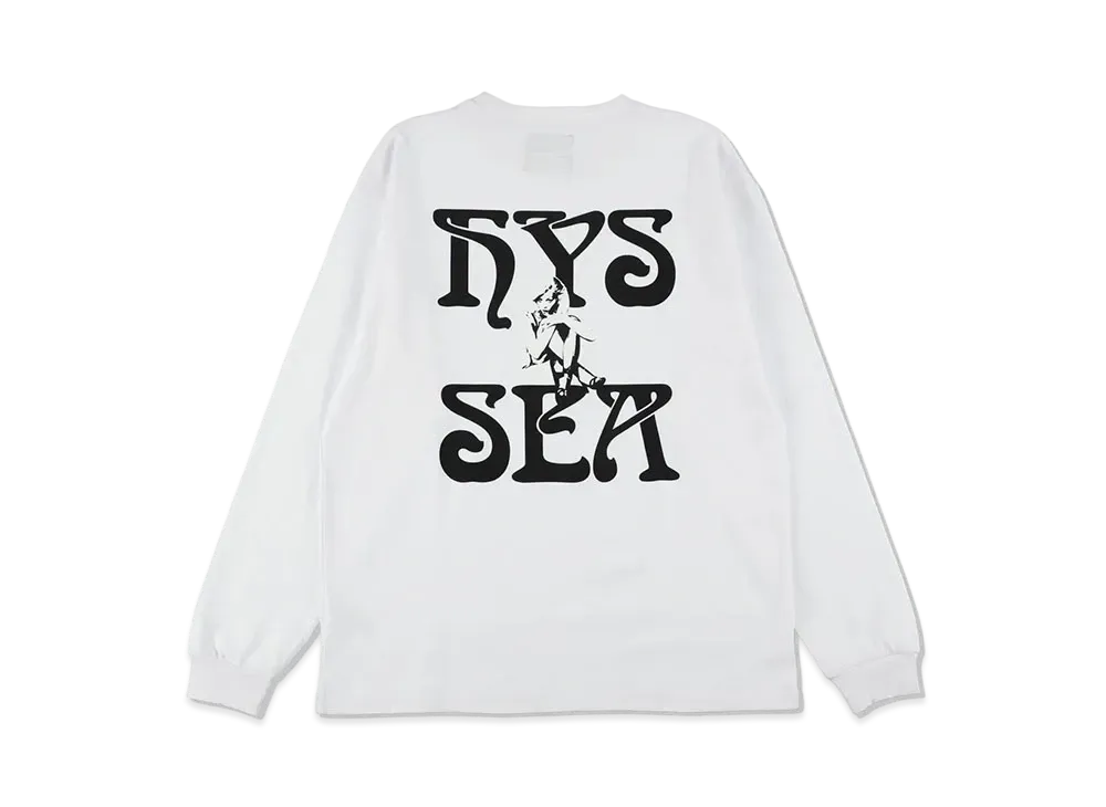 WIND AND SEA x HYSTERIC GLAMOUR L/S T Shirt "White"