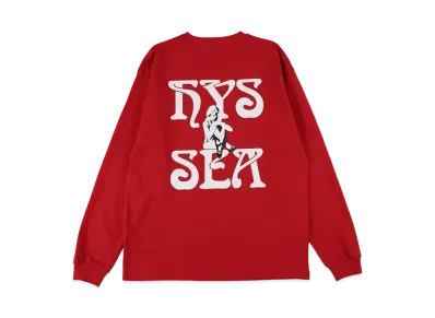 WIND AND SEA x HYSTERIC GLAMOUR L/S T Shirt "Red"