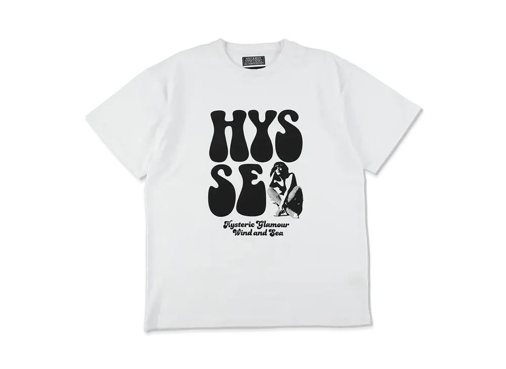 WIND AND SEA x HYSTERIC GLAMOUR S/S T Shirt "White"