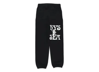 WIND AND SEA x HYSTERIC GLAMOUR Sweat Pants "Black"