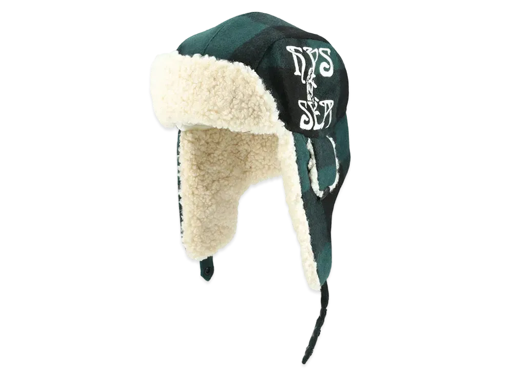 WIND AND SEA x HYSTERIC GLAMOUR Flight Cap "Green"