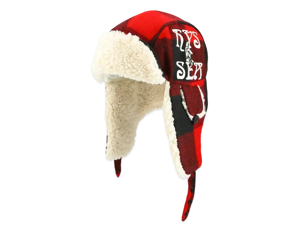 WIND AND SEA x HYSTERIC GLAMOUR Flight Cap "Red"