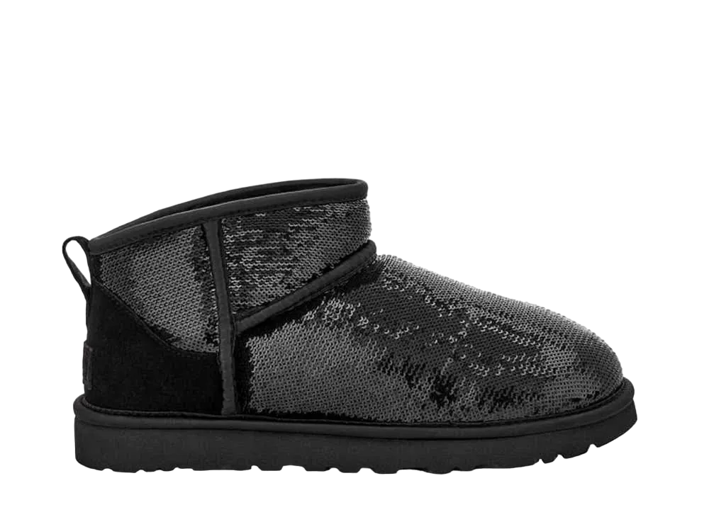 アグ ウィメンズ クラシック ウルトラ ミニ ミラー ボール "ブラック"