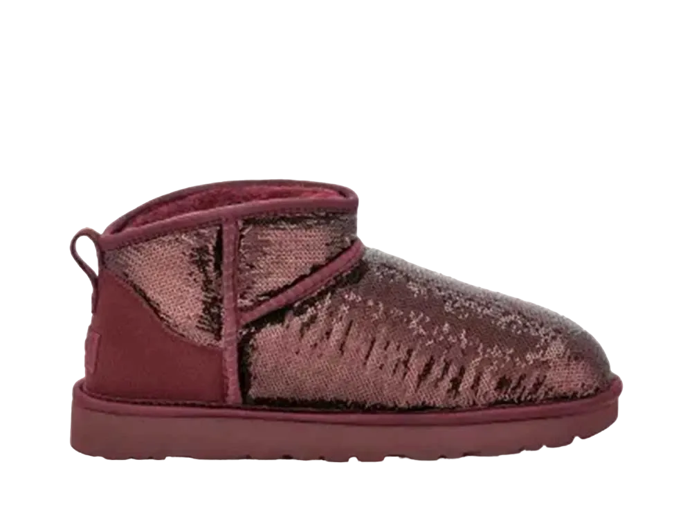 アグ ウィメンズ クラシック ウルトラ ミニ ミラー ボール "ワイルドグレープ"