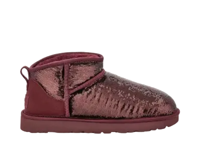 UGG Women's Classic Ultra Mini Mirror Ball "Wild Grape"