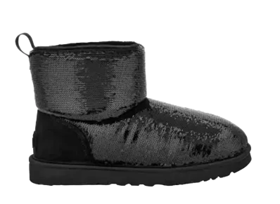 UGG Women's Classic Mini Mirror Ball "Black"
