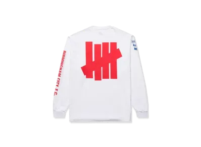 UNDEFEATED x BCFCBlue and White Kit Team Long-Sleeve Tee "White"