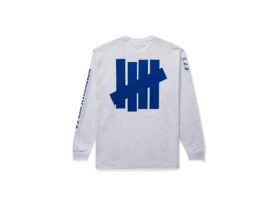 UNDEFEATED x BCFC Blue and White Kit Team Long-Sleeve Tee "Gray"