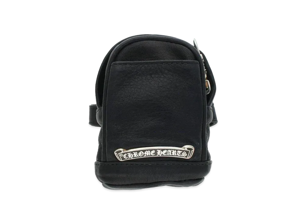 Chrome Hearts WRISTHIM Listom Backpack Leather Bracelet "Black/Silver"