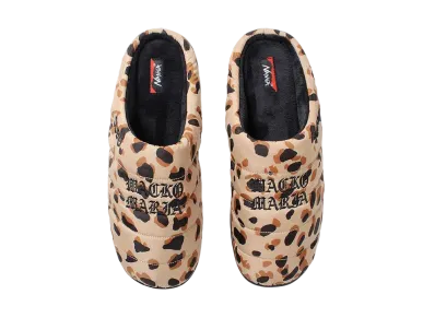WACKO MARIA NANGA / SUBU / Leopard Aorora Winter Sandals "Beige"