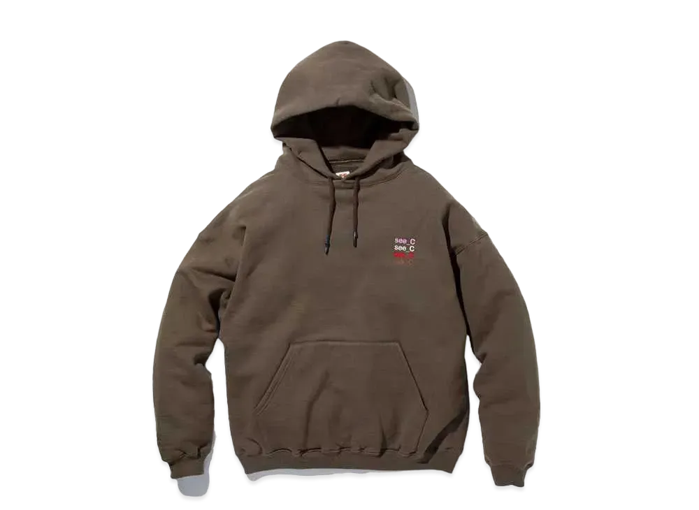 SEE SEE x eye_C Hoody Sweat "Brown"