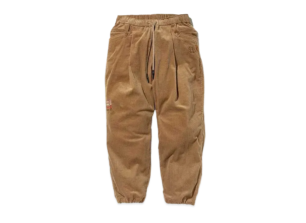 SEE SEE x eye_C Corduroy Wide Tapered Easy Pants "Beige"