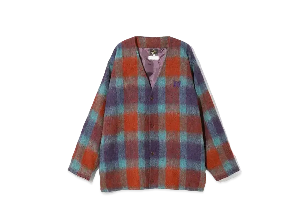 Needles x ts(s) Cardigan JK-Plaid/ Shaggy Cloth "Multi"