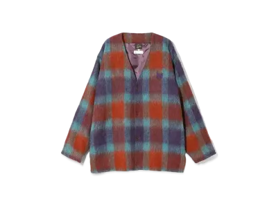 Needles x ts(s) Cardigan JK-Plaid/ Shaggy Cloth "Multi"