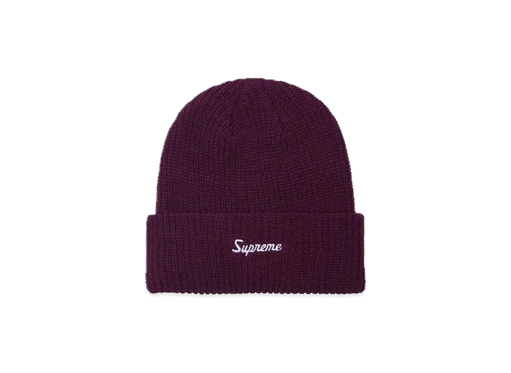 Supreme Loose Gauge Beanie "Burgundy" (23FW)