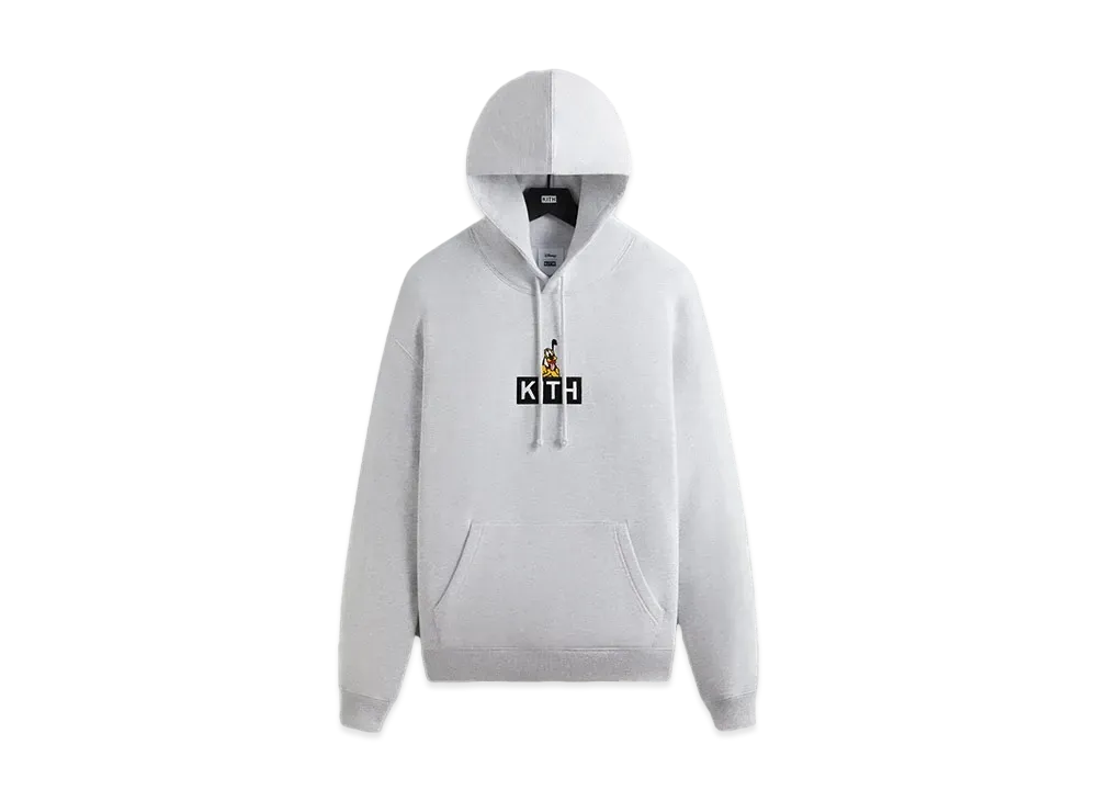 キス x ディズニー ミッキー & フレンズ サイバー マンデー プルート クラシック ロゴ フーディー "ライト ヘザー グレー"