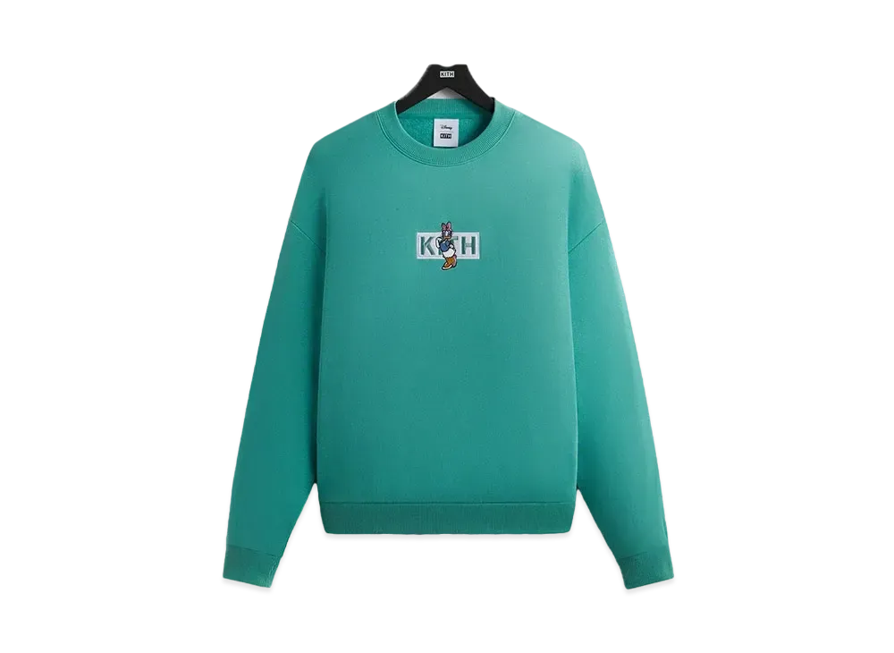 Kith x Disney Mickey & Friends Cyber Monday Daisy Duck Classic Logo Crewneck "Mykonos"