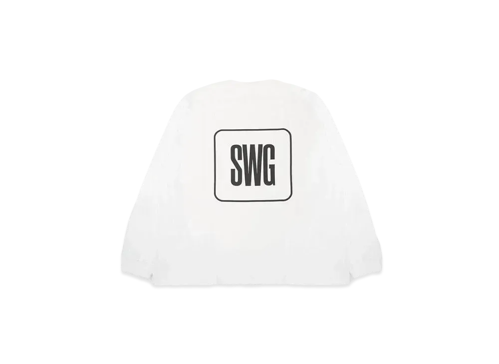 SWAGGER BOX LOGO LT-SHIRT "WHITE"