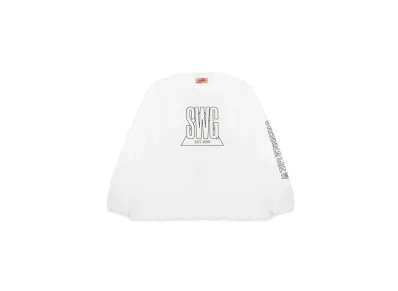 SWAGGER TRIANGLE LOGO LT-SHIRT "WHITE"