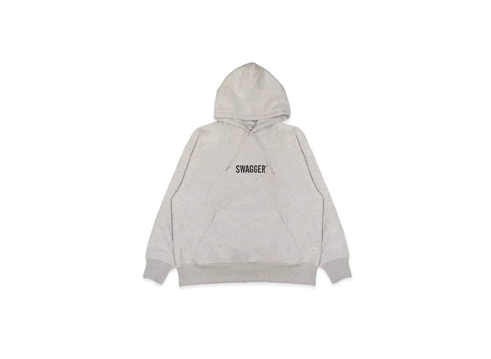 SWAGGER SWAGGER LOGO PULL HOODIE "GRAY"