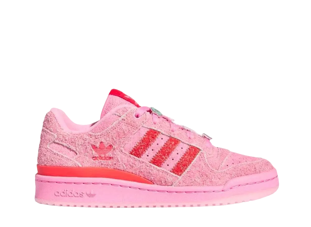 グリンチ × アディダス オリジナルス ウィメンズ フォーラム ロー CL "ブリスピンク/ブライトレッド"