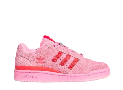 The Grinch × adidas Women's Forum Low CL "Bliss Pink/Bright Red"