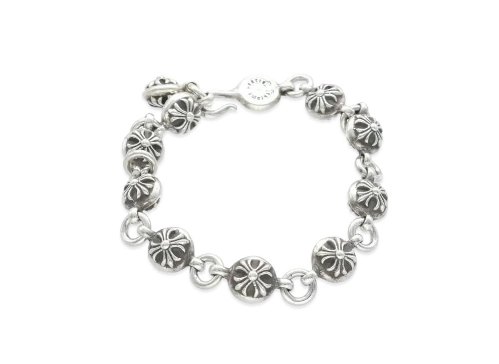 Chrome Hearts Cross Ball Bracelet #2 "Silver"