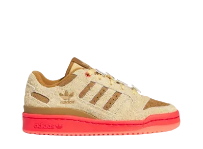 The Grinch × adidas Women's Forum Low CL "Oat/Bright Red/Bronze Strata"