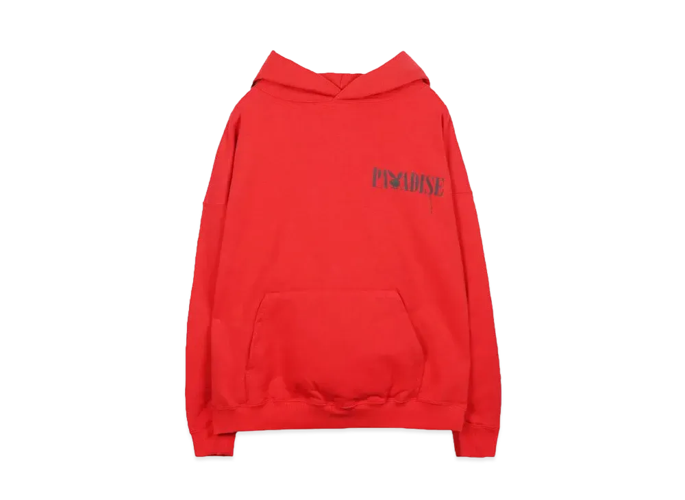 TAIN DOUBLE PUSH PARADICE HOODIE "RED"