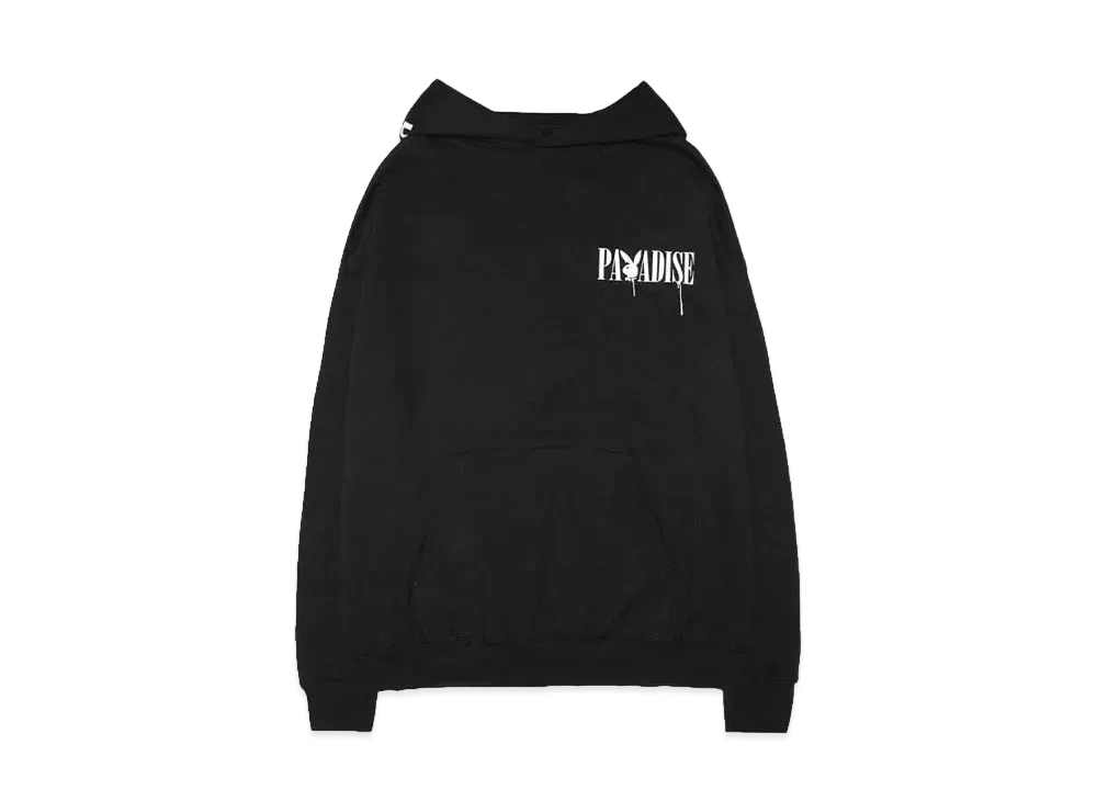 TAIN DOUBLE PUSH PARADICE HOODIE "BLACK"