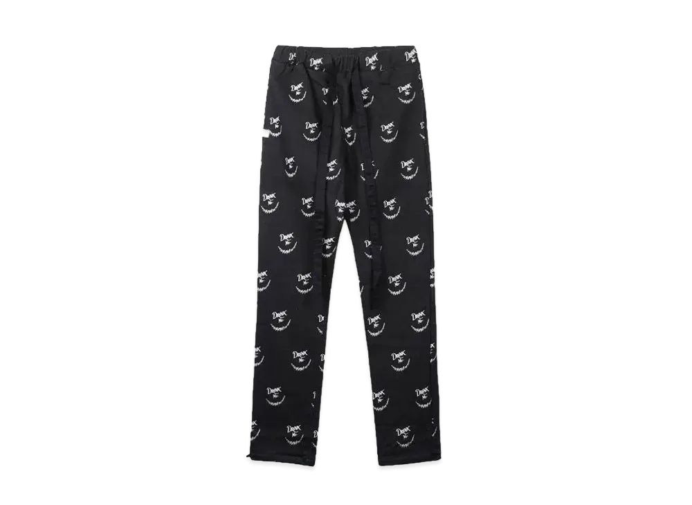 TAIN DOUBLE PUSH DRINK ME LOUNGE PANTS "BLACK"