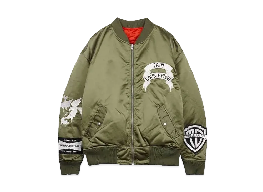 TAIN DOUBLE PUSH THE END MA-1 "KHAKI"