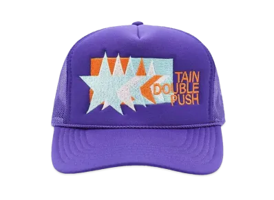 TAIN DOUBLE PUSH REVIBE MANY TIMES MESH CAP "PURPLE"