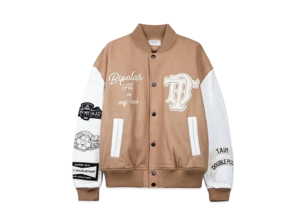 TAIN DOUBLE PUSH BIPOLAR AWARD JACKET "BEIGE"