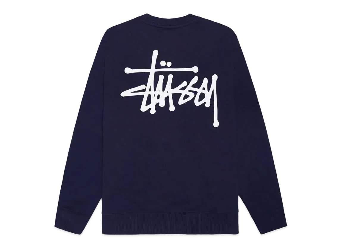 Stussy BASIC STUSSY CREW "Navy"