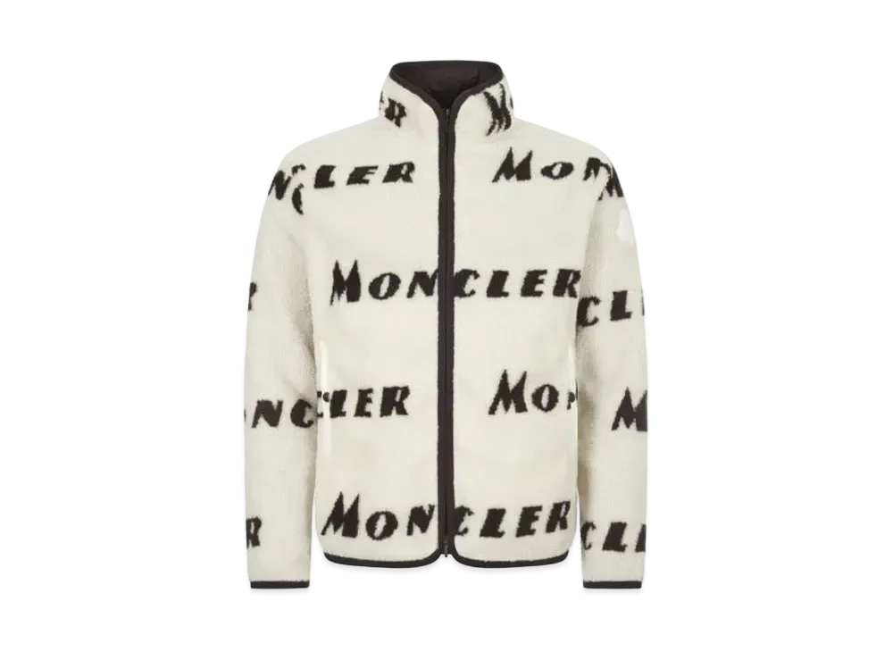 MONCLER Fleece Jacket Reversible "White/Black"