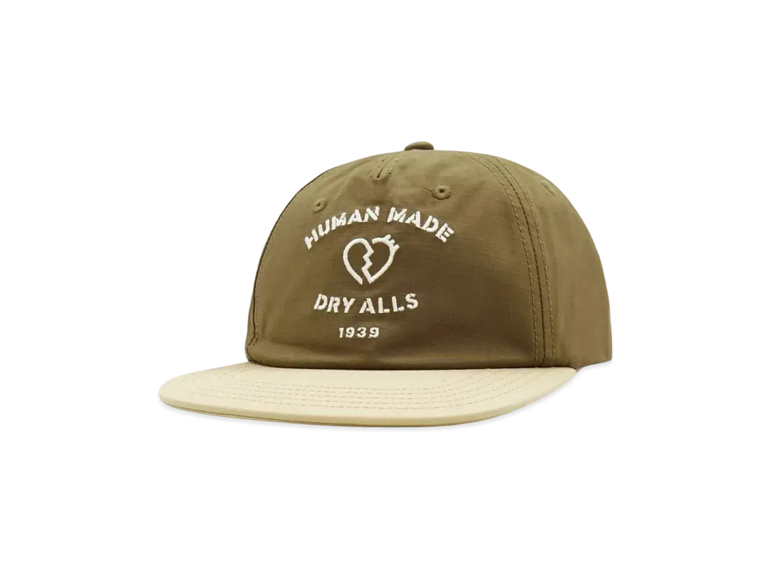 HUMAN MADE 5 Panel Rip-Stop Cap "Olive Drab"
