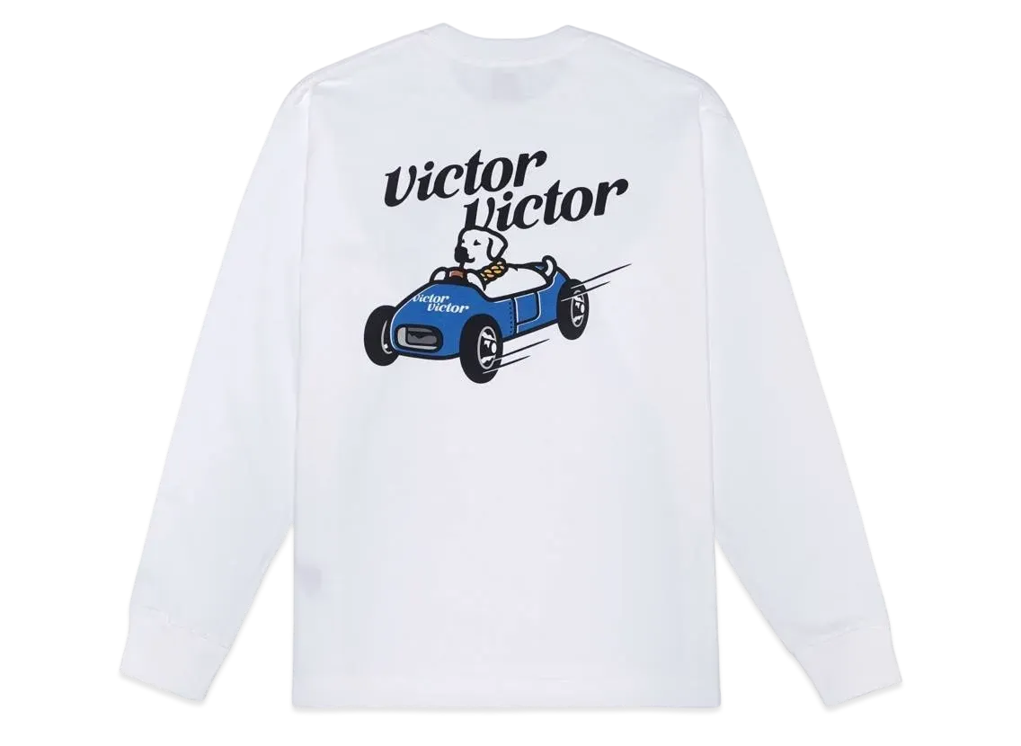 HUMAN MADE x Victor Victor L/S T-Shirt "White"