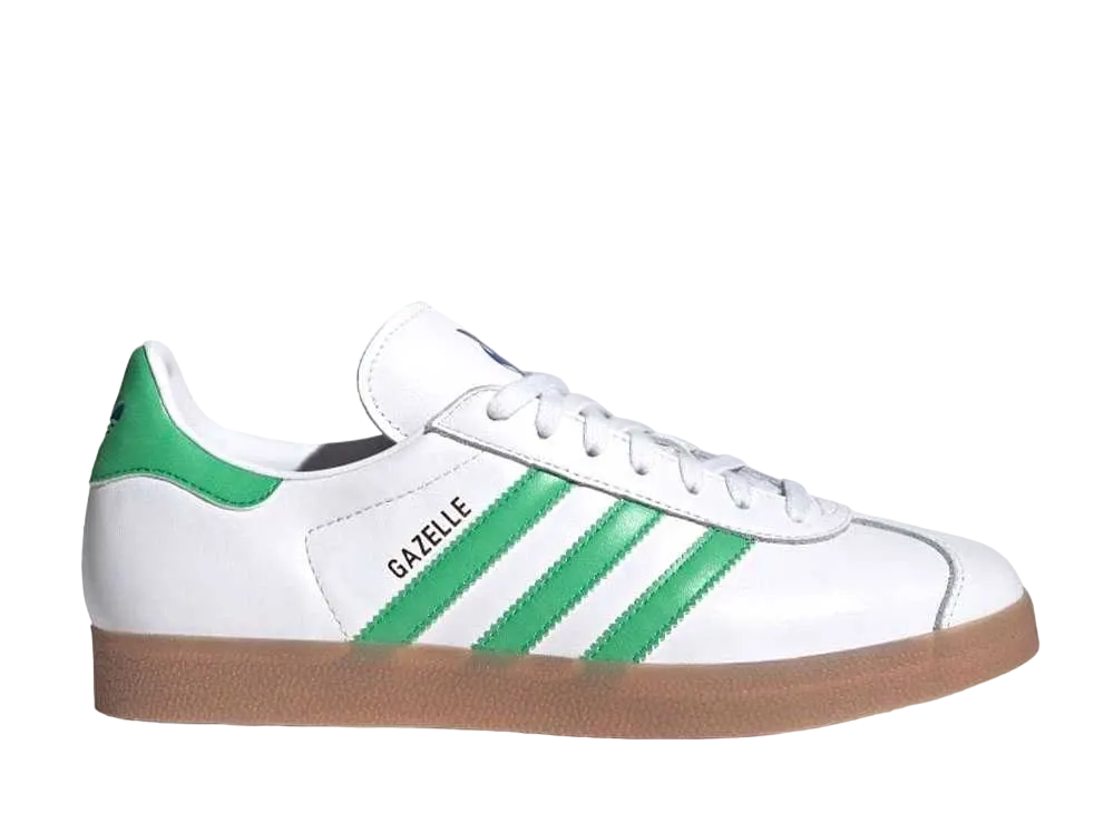 adidas Gazelle "Footwear White/Semi Solar Slime/Gum"