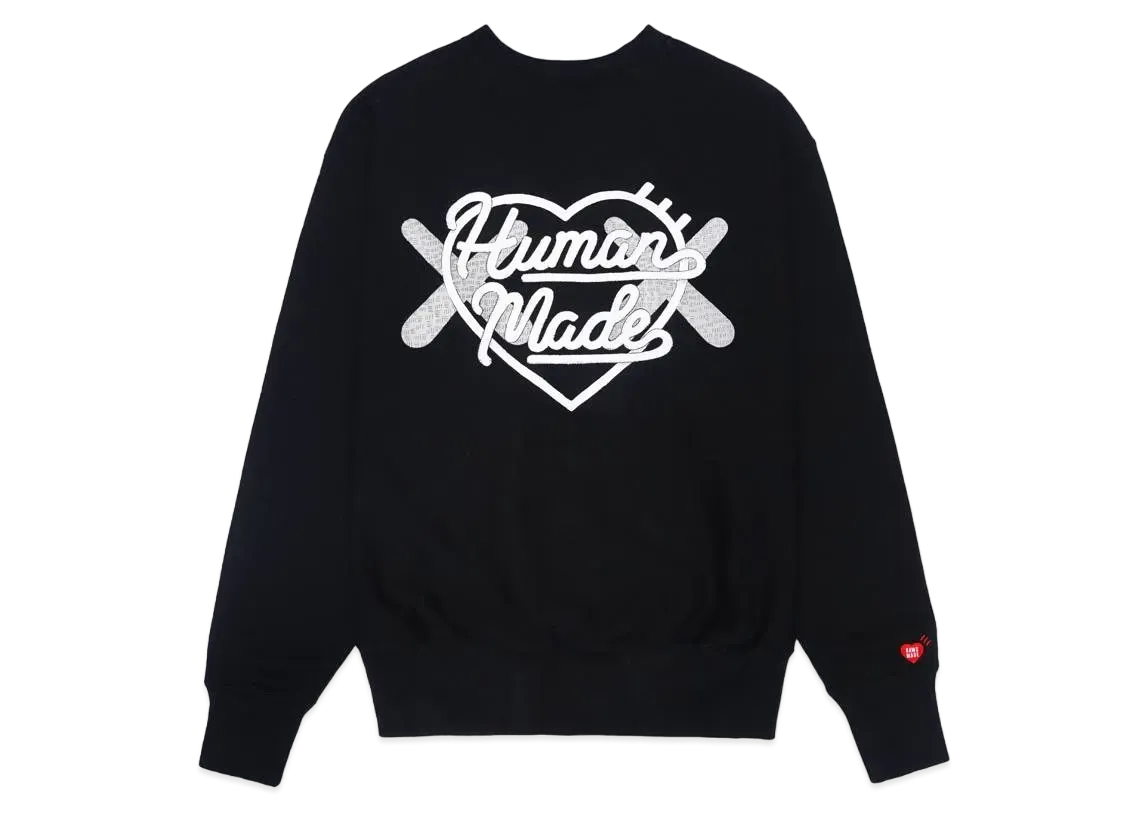 HUMAN MADE x KAWS Made Sweatshirt "Black"